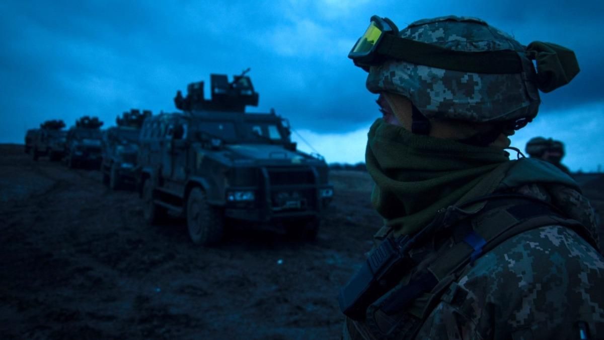 Военные в Донецкой области оттачивали боевое мастерство с Козак-2 фото