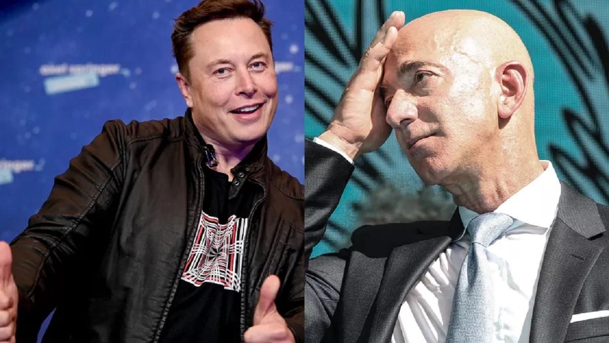 Илон Маск и Джефф Безос поссорились из-за несуществующих спутников Илон Маск и Джефф Безос поссорились из-за несуществующих спутников