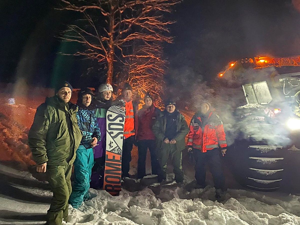 У Карпатах 31.01.2021 рятувальники врятували 5 туристів