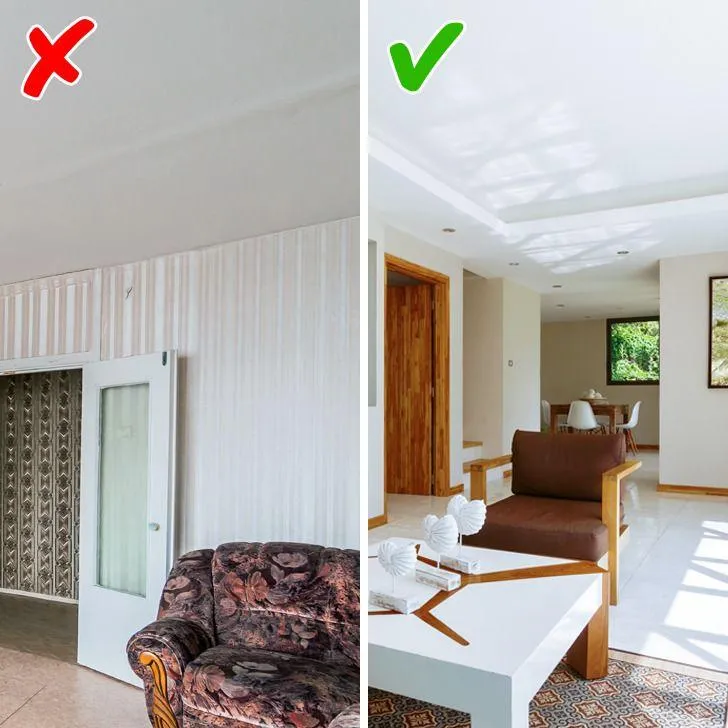 Выбирайте современные варианты отделки, которые помогут выровнять потолок