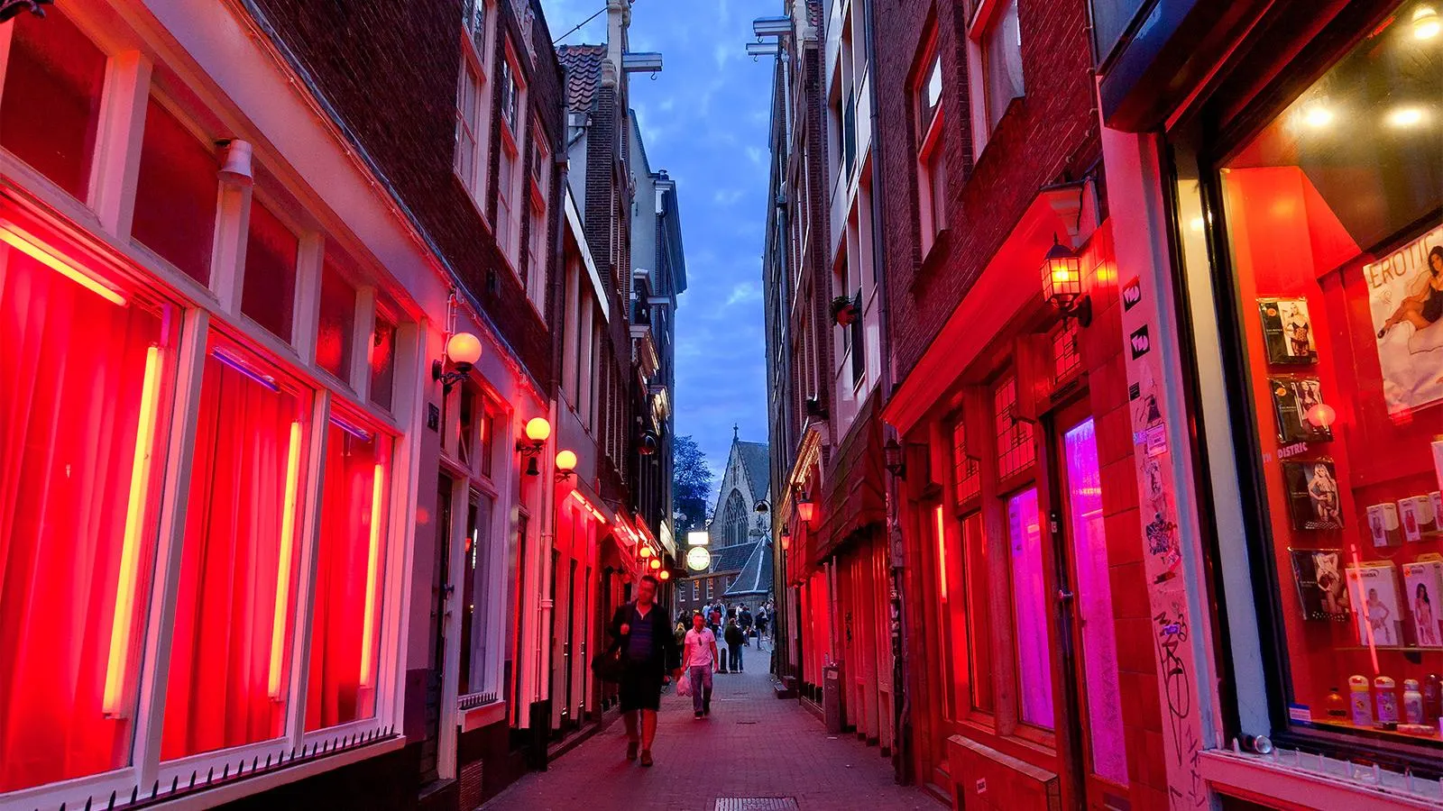 квартал червоних ліхтарів амстердам