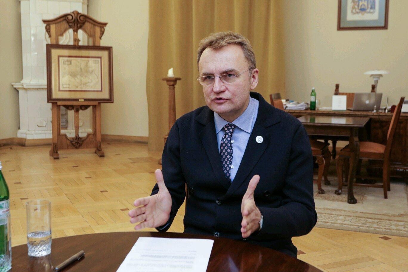 Садовый обратился к правительству об изъятии 750 миллионов гривен из бюджета Львова 