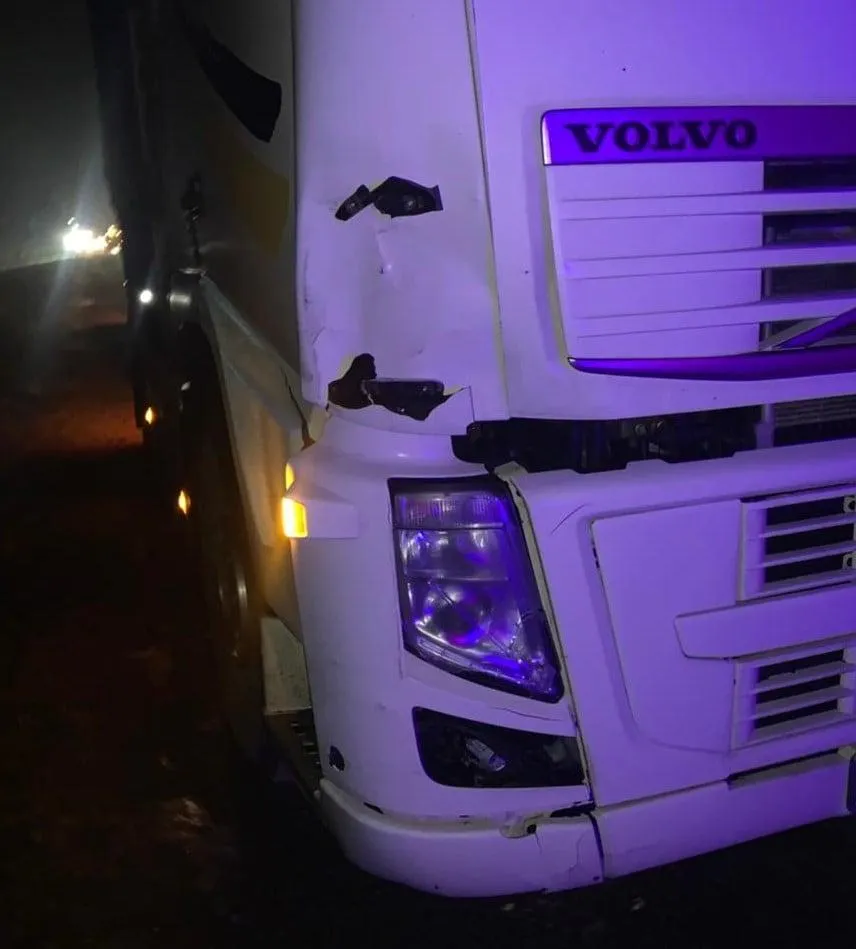 На Львівщині вантажівка на смерть збила жінку: фото