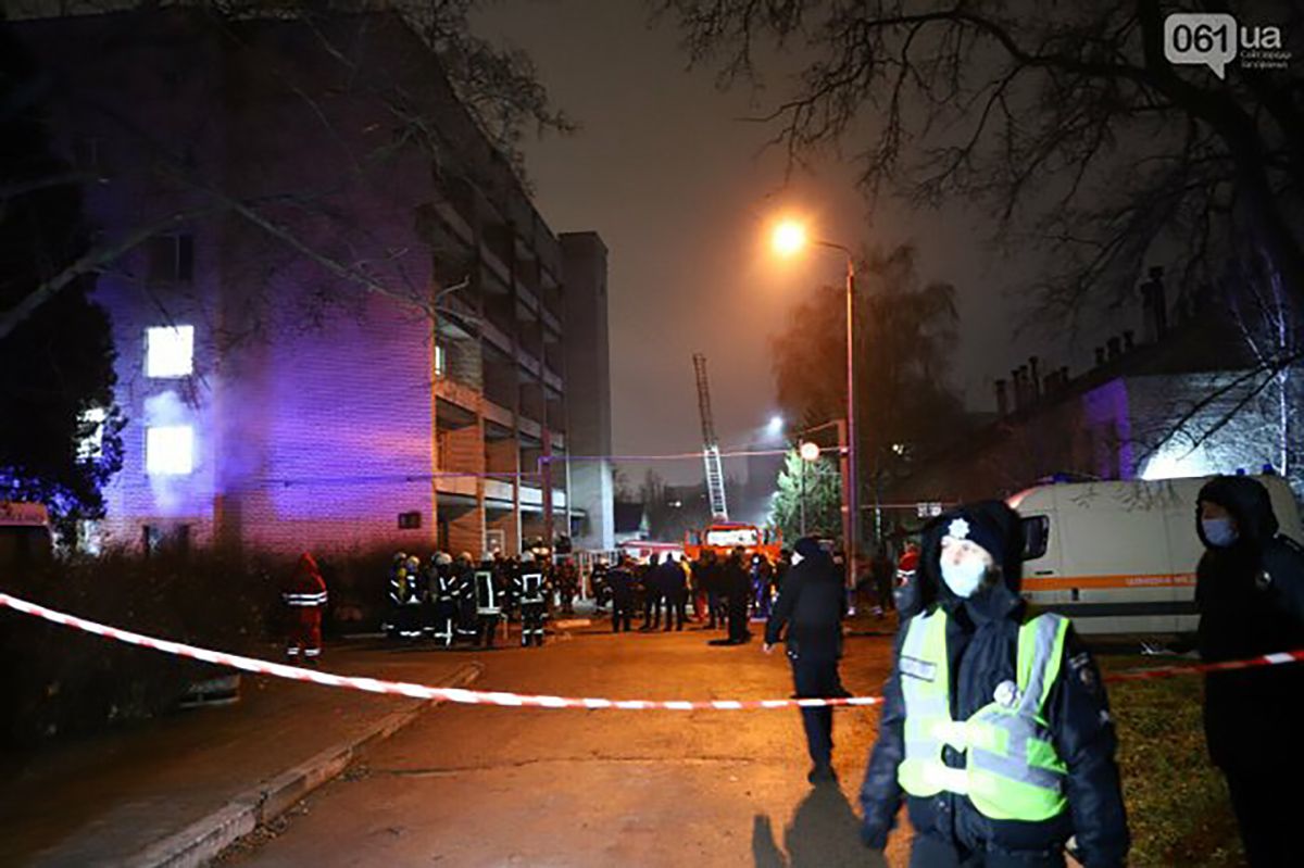 Пожежа в Запорізькій лікарні: стан пацієнтів, яких вдалось врятувати Пожежа в Запорізькій лікарні: стан пацієнтів, яких вдалось врятувати