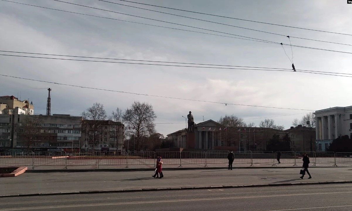 Протест за Навального в Крыму: люди боялись протестовать Протест за Навального в Крыму: люди боялись протестовать