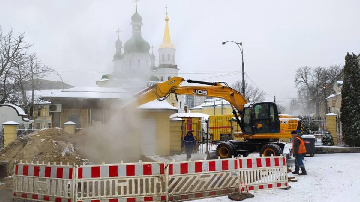 В центре Киева из-за прорыва без тепла и воды остались 86 домов 