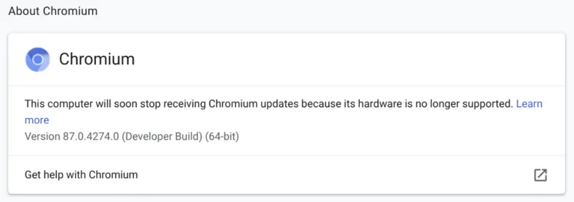 Google Chrome припиняє підтримку роботи на старих комп’ютерах Google Chrome припиняє підтримку роботи на старих комп’ютерах