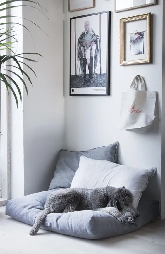 Пример простой и комфортной лежанки для собаки