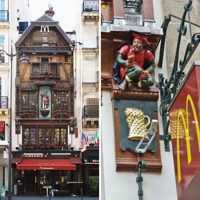 Фасад прикрашає знаменита фігурка короля пива / Фото boredpanda