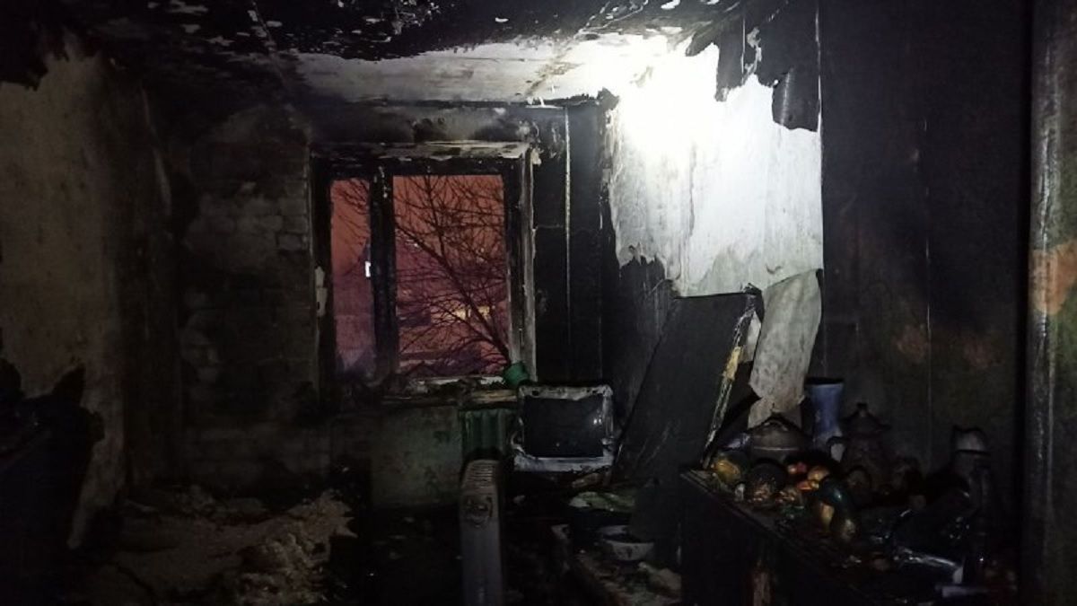 Пожар в общежитии Краматорска, 9 февраля: есть жертва - фото