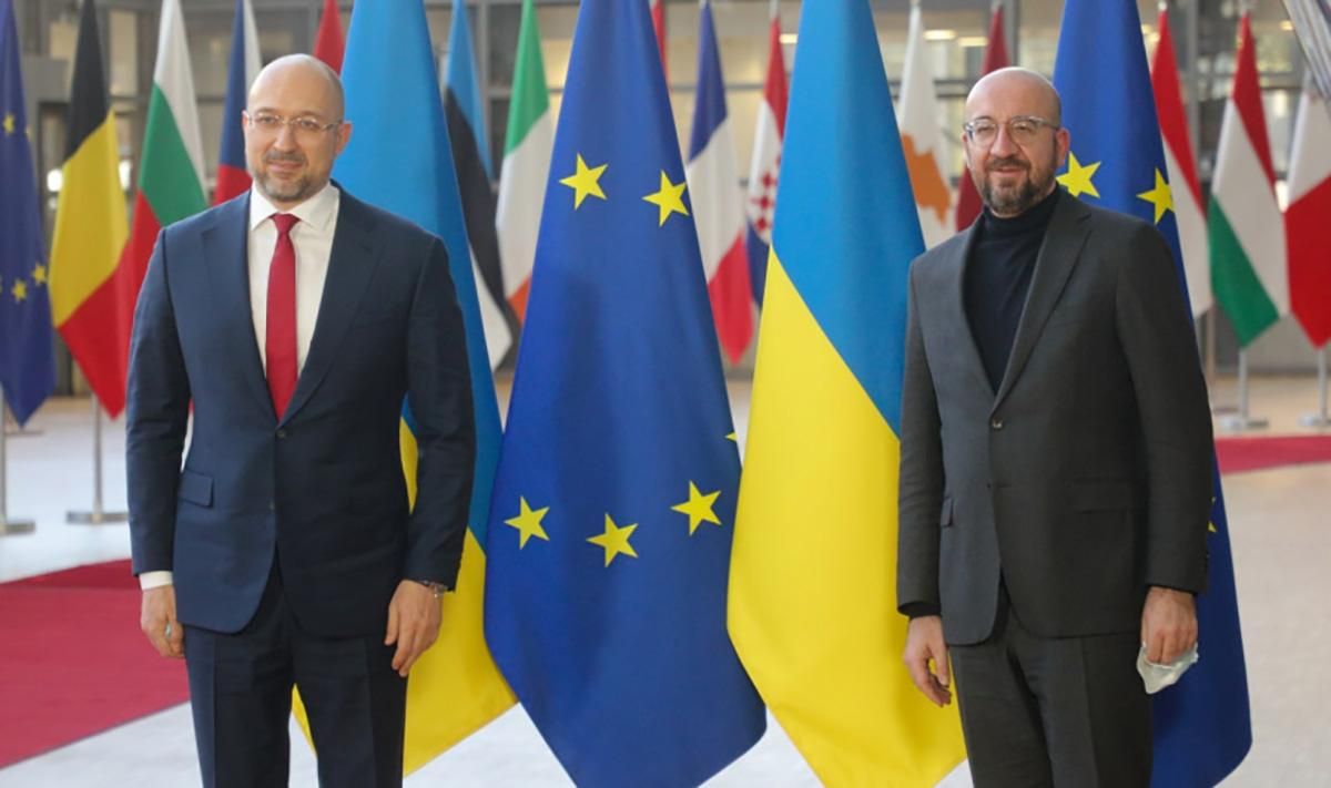 Шмыгаль и президент Евросовета обсудили ассоциацию Украины с ЕС