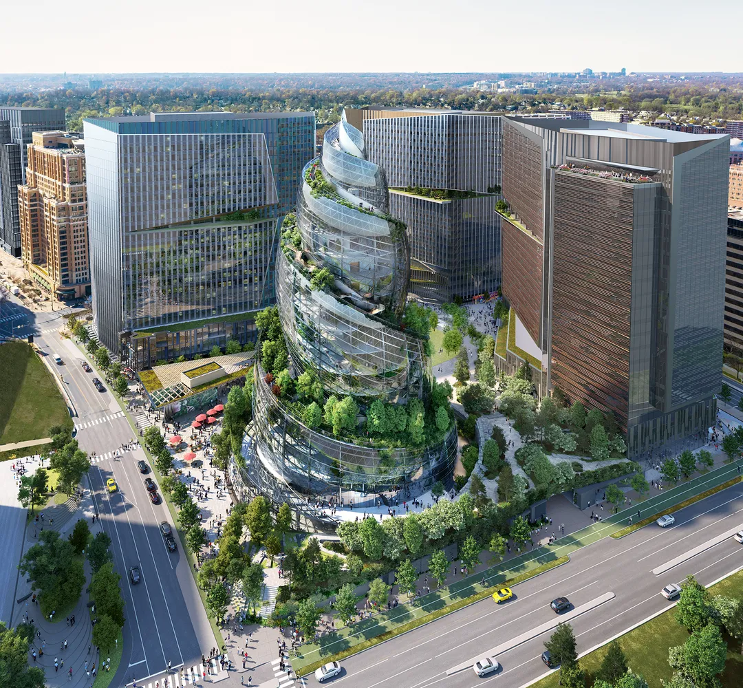 Загадкова форма будівлі / Фото Designboom Загадкова форма будівлі / Фото Designboom
