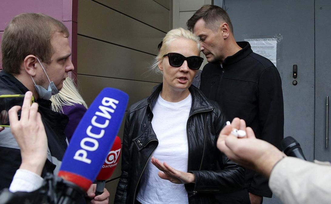 Юлія Навальна 10 лютого 2021 вилетіла з Росії у Німеччину Юлія Навальна 10 лютого 2021 вилетіла з Росії у Німеччину