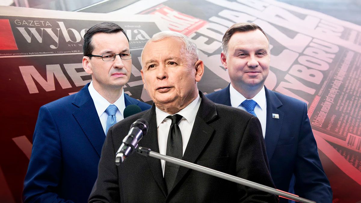СМИ без выбора - акция в Польше против властей