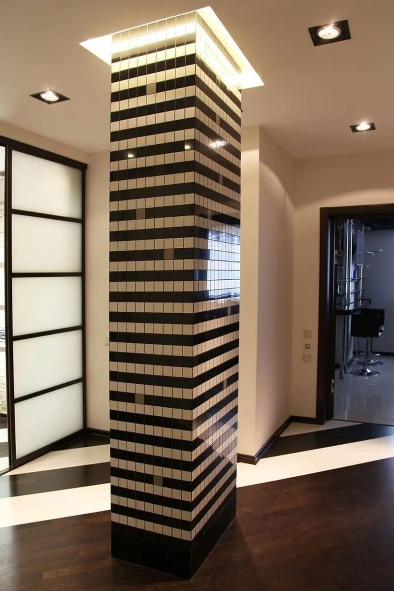 Вам доведеться думати, як задекорувати таку колону Вам доведеться думати, як задекорувати таку колону