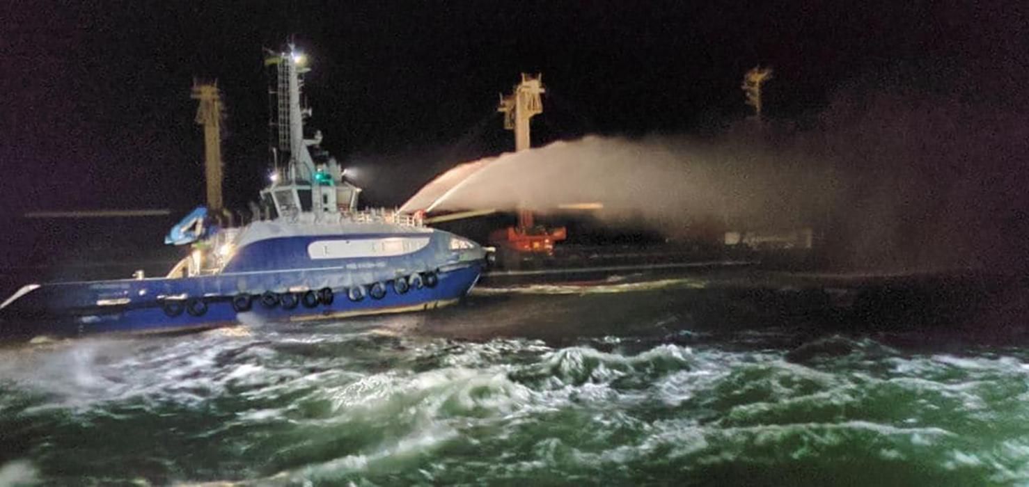 У Чорному морі судно подало сигнал лиха через пожежу У Чорному морі судно подало сигнал лиха через пожежу