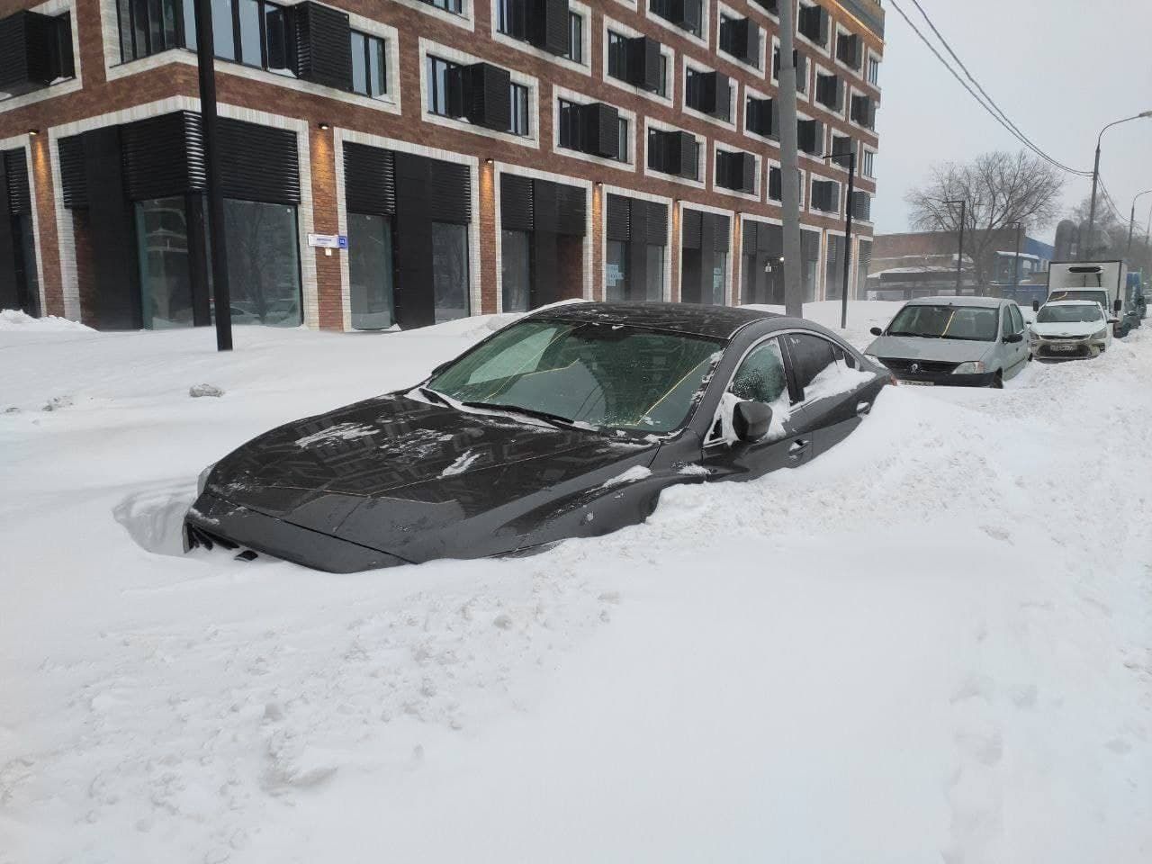 Москву замело снегом 12 февраля 2021: фото