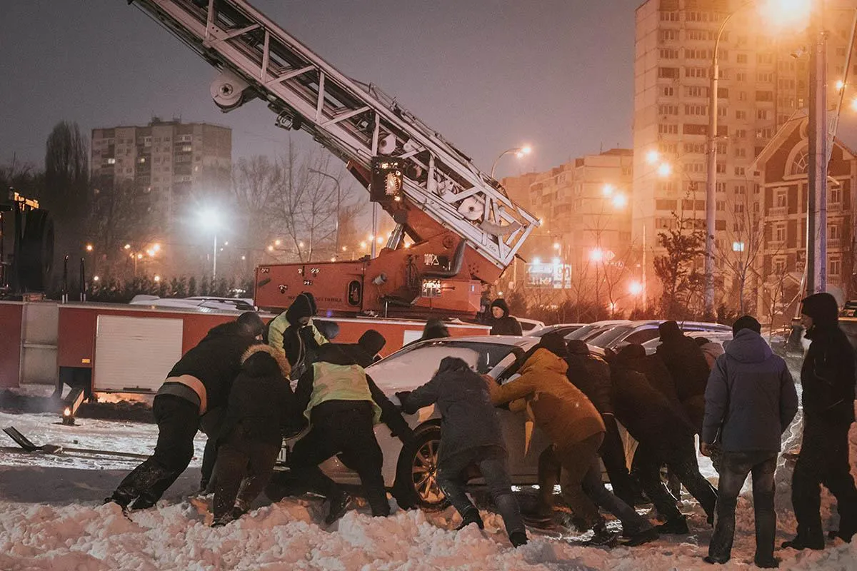 Пожежа у багатоповерхівці у Києві