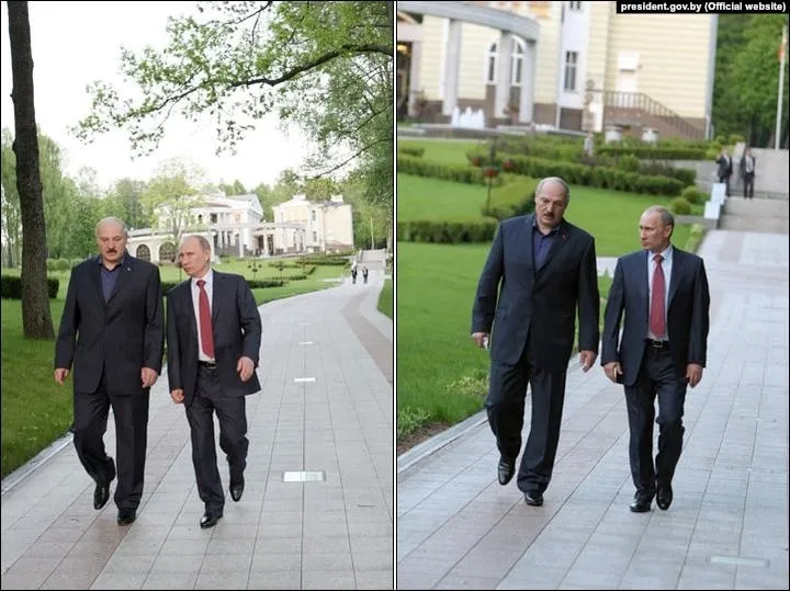 Лукашенко і Путін в Озерному