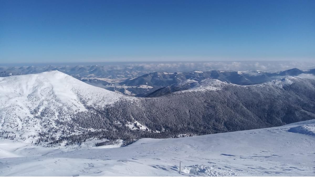 В Карпатах - снеголавинная опасность: где следует быть осмотрительными В Карпатах - снеголавинная опасность: где следует быть осмотрительными
