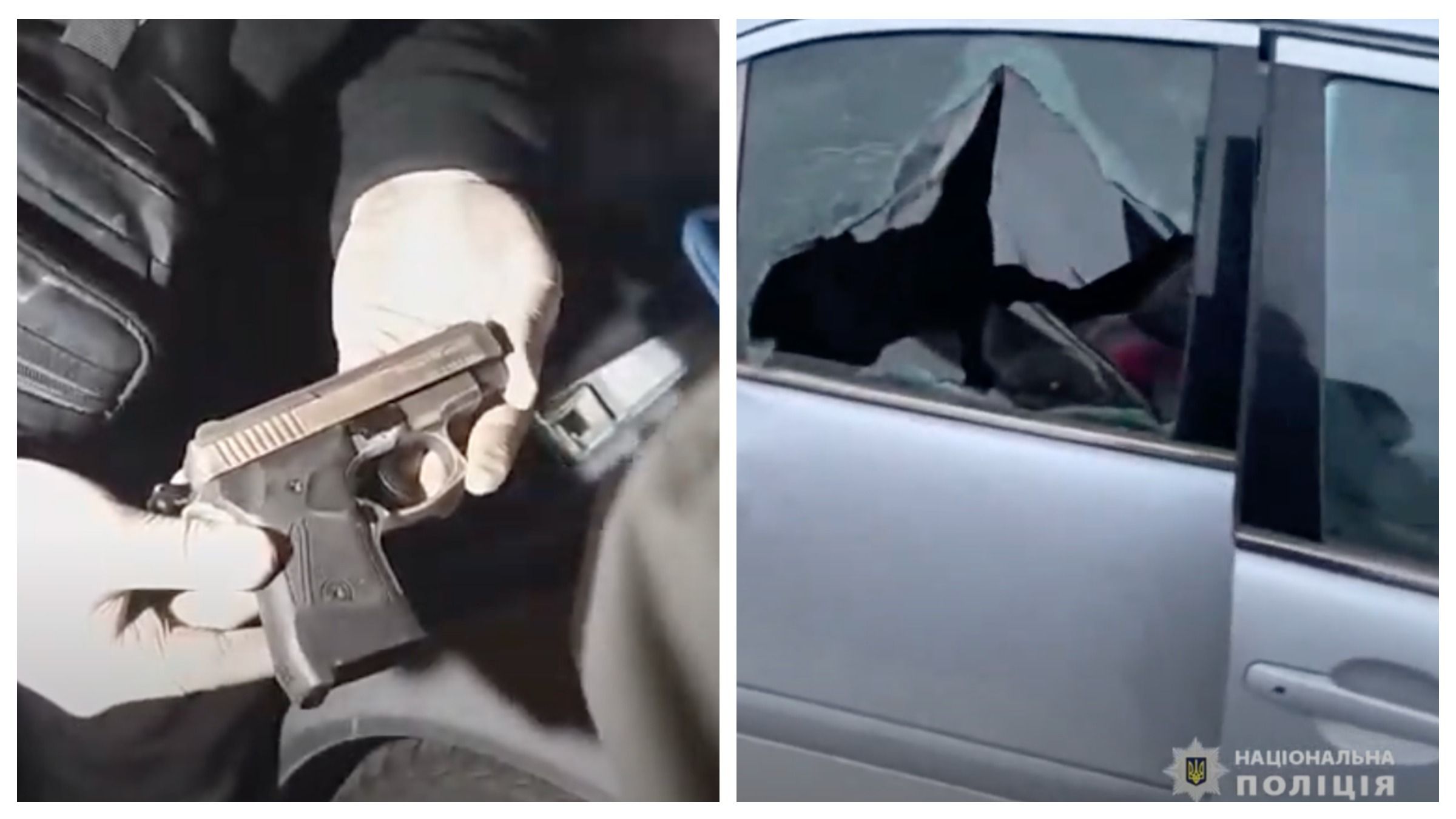 Возле Одессы вооруженный иностранец на Mercedes напал на полицейских Возле Одессы вооруженный иностранец на Mercedes напал на полицейских