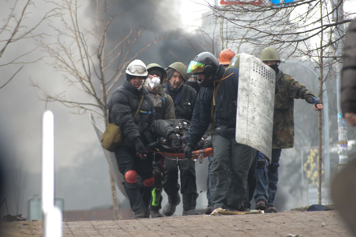 Самый масштабный расстрел на Майдане 20 февраля 2014