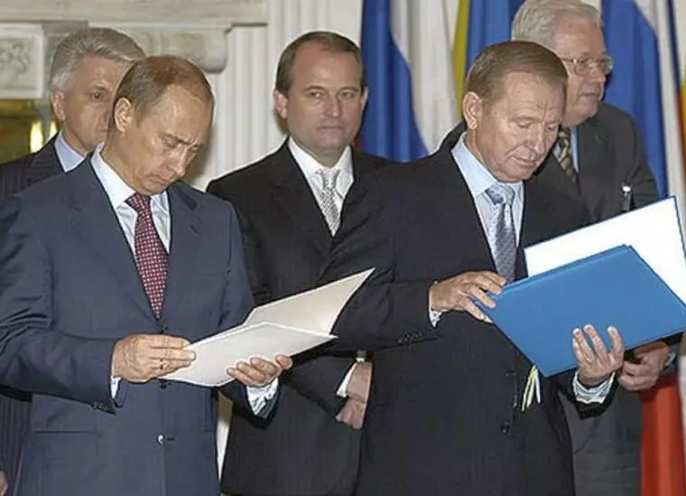 Медведчук у компанії Путіна та Кучми Медведчук у компанії Путіна та Кучми