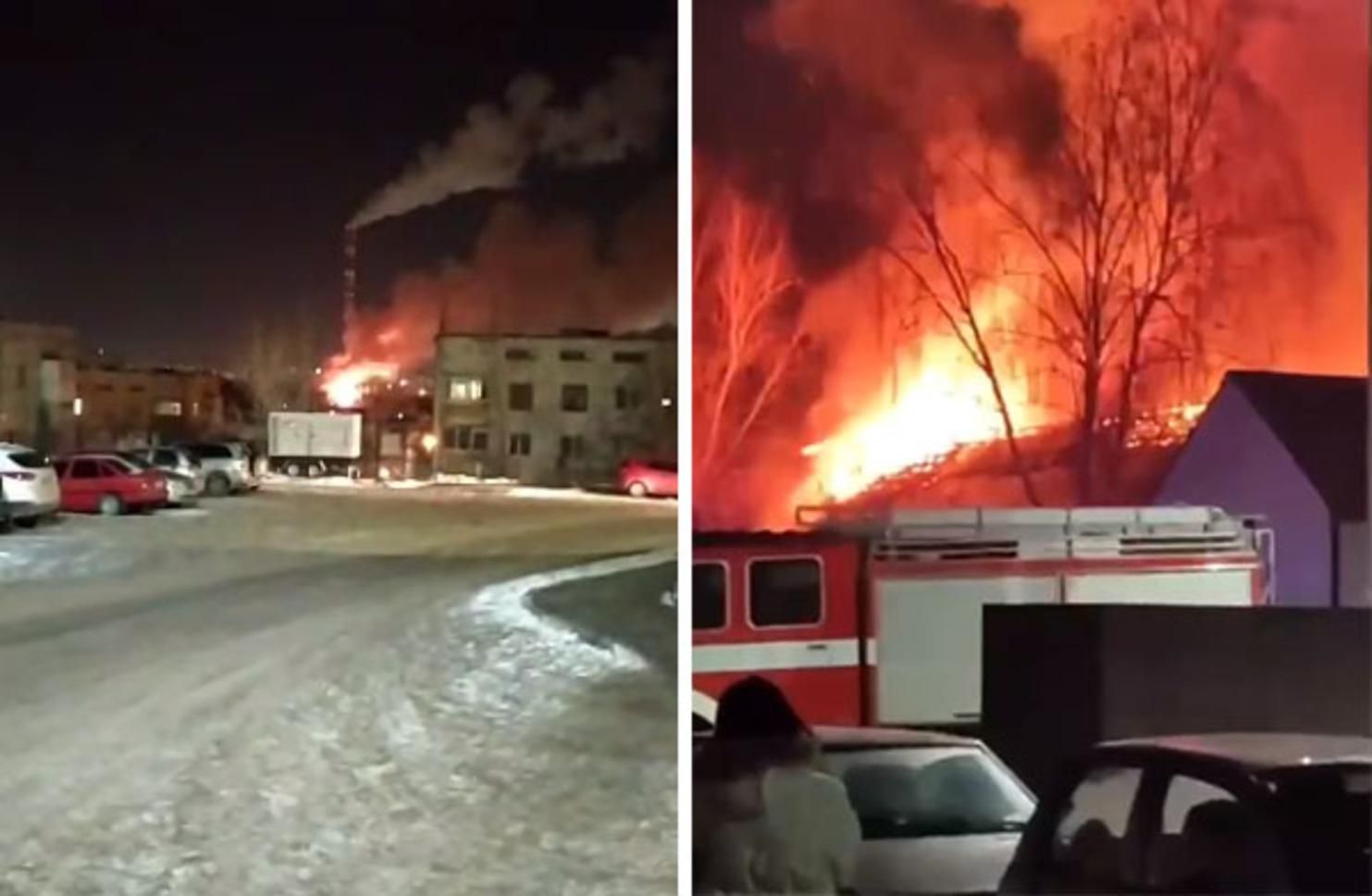 Масштабна пожежа на складах під Харковом 19 лютого 2021: відео Масштабна пожежа на складах під Харковом 19 лютого 2021: відео