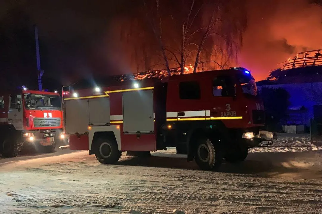 Пожежа на виробництві у Харкові 19 лютого 2021 Пожежа на виробництві у Харкові 19 лютого 2021