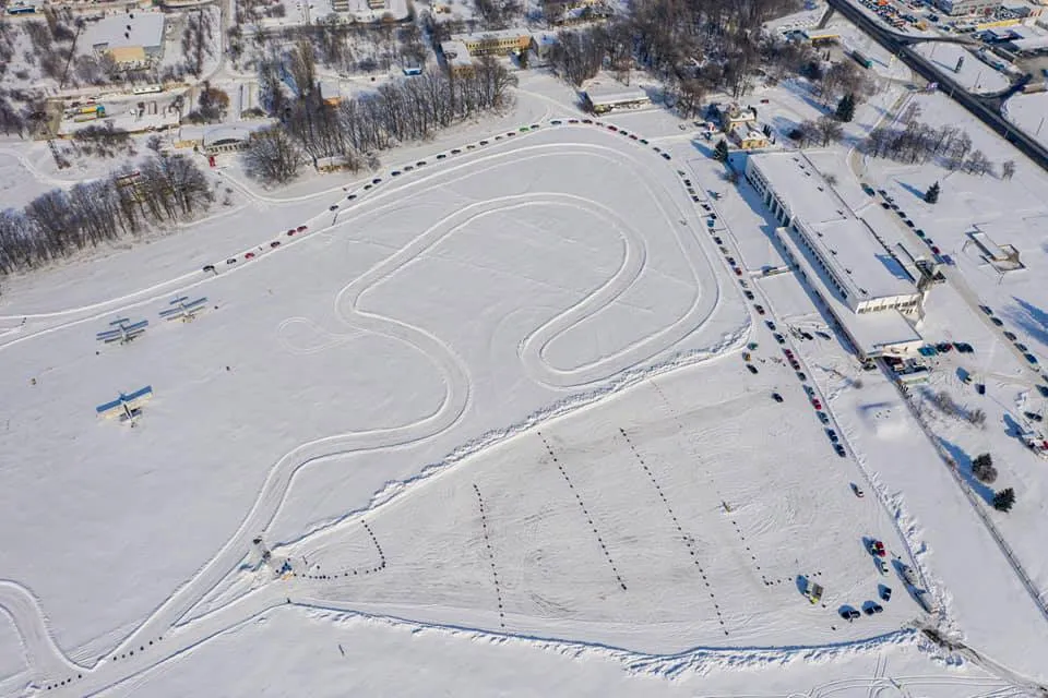 перегони по снігу в черкасах