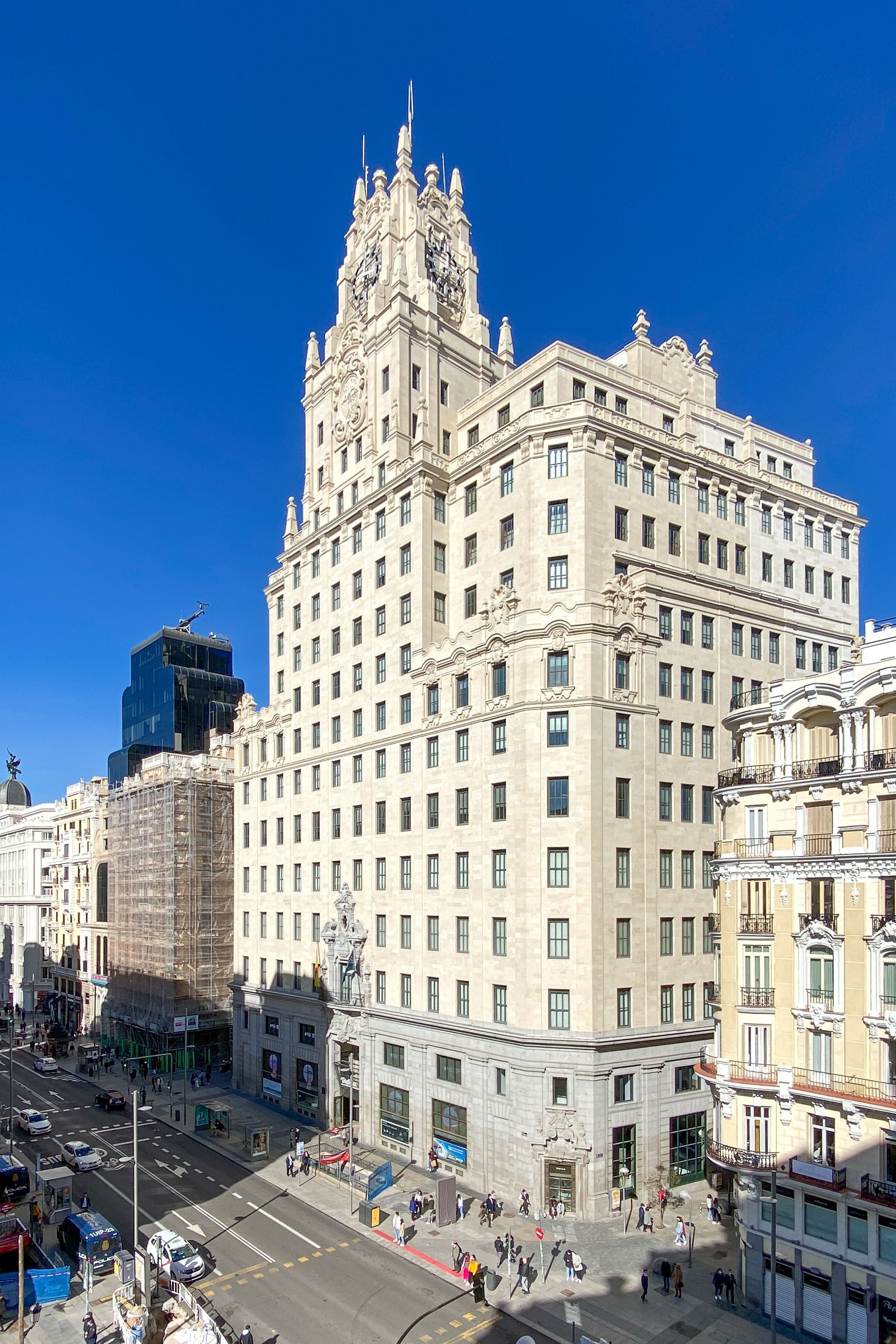 Telefónica Building – перший європейський хмарочос, Мадрид / Фото Wikipedia   