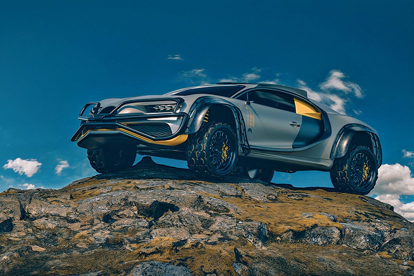Bugatti Chiron Terracross 4X4 – фото концепта крутого гиперкара