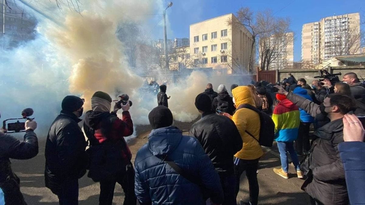 Протести після вироку Стерненку – фото та відео з Приморського суду