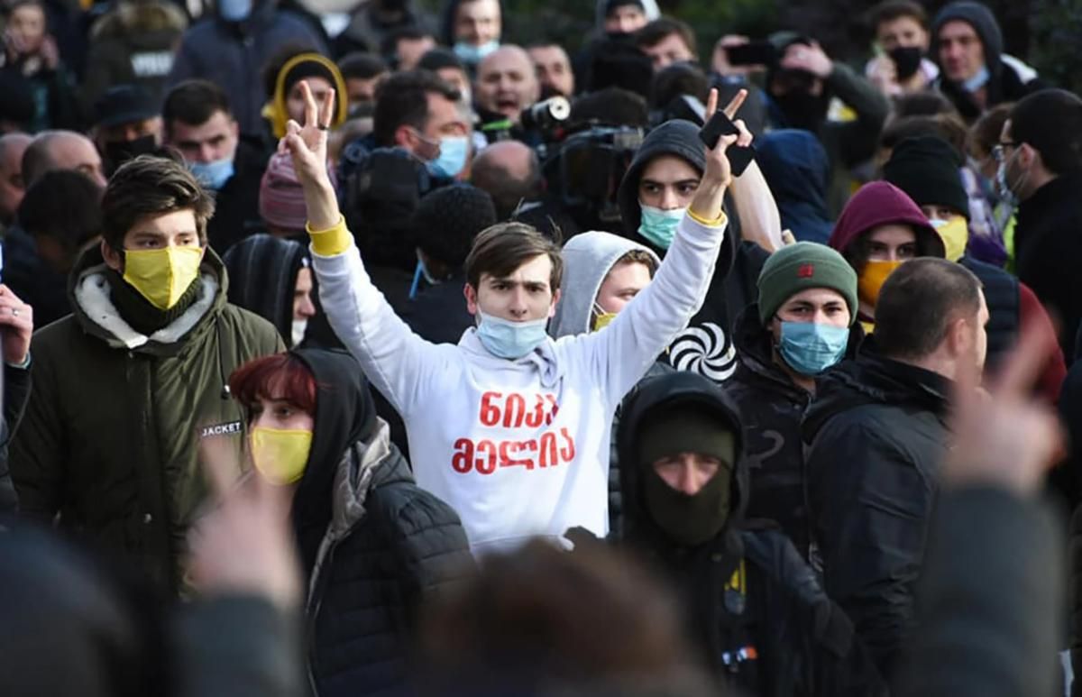 Опозиція Грузії заявила про початок постійних протестів Опозиція Грузії заявила про початок постійних протестів