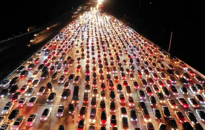 Затор у Китаї Затор у Китаї