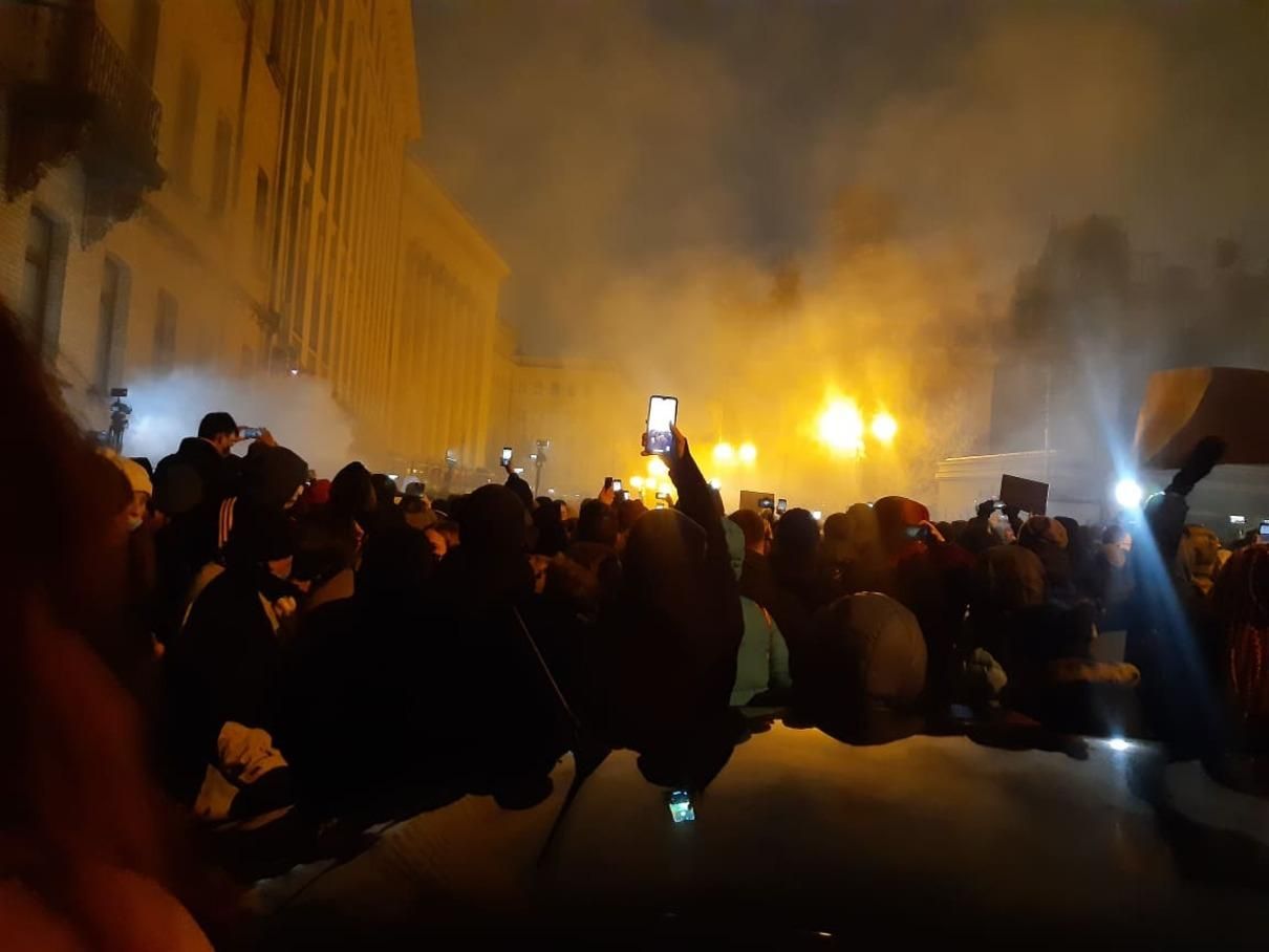 У Києві на протестах через вирок Стерненку є постраждалі – деталі