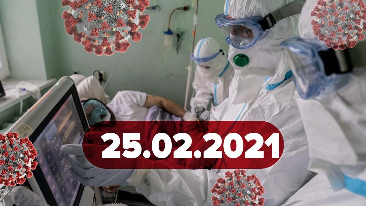 Коронавирус Украина, новости 25 февраля 2021 – статистика