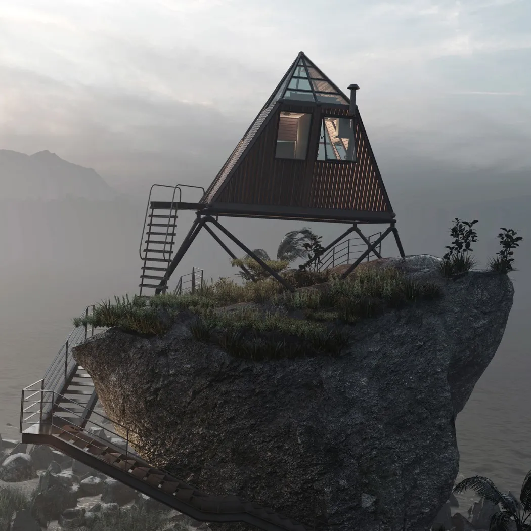 Дім на гіганстському камені / Фото Designboom Дім на гіганстському камені / Фото Designboom