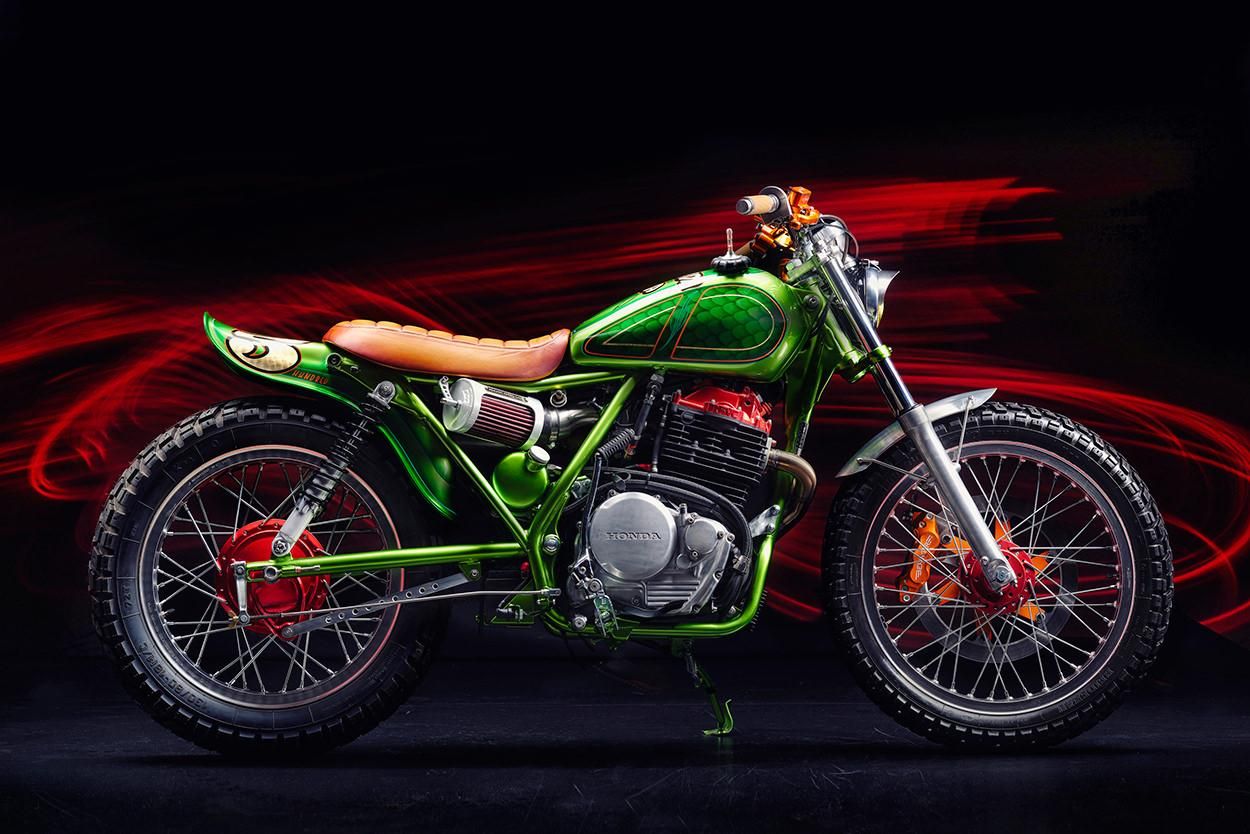 HONDA XBR500 – мастера из Эстонии сделали крутой кастомные байк