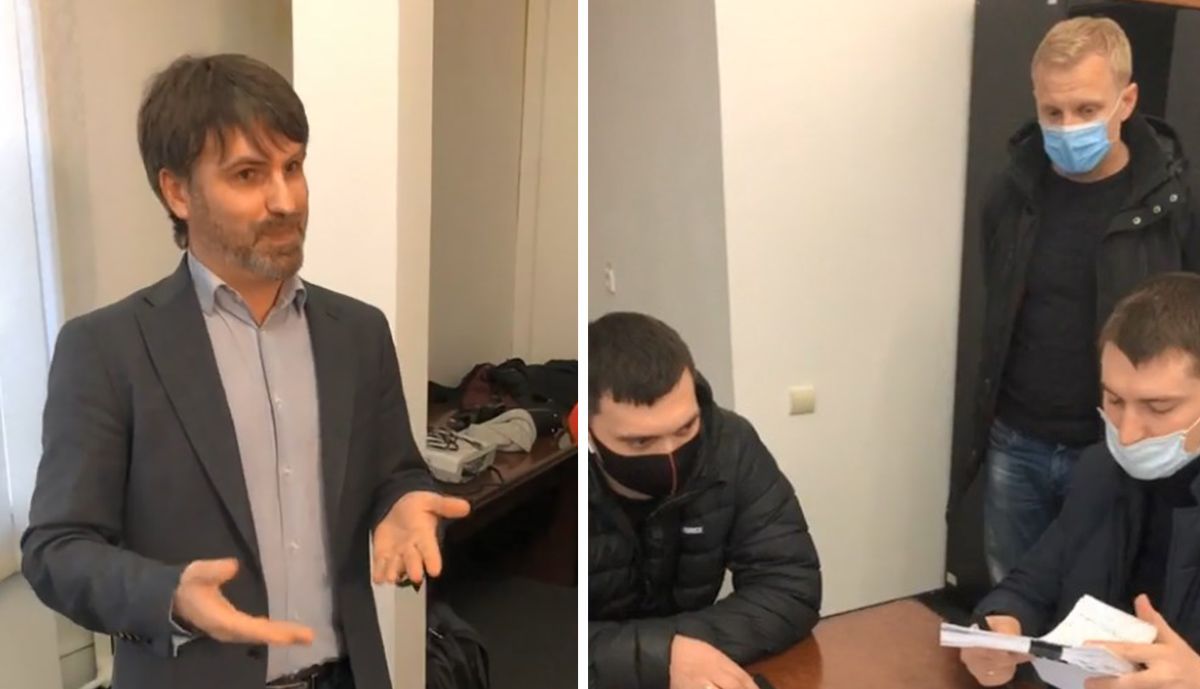 Маселку з Фундації DEJURE намагалися вручити адмінпротокол Маселку з Фундації DEJURE намагалися вручити адмінпротокол