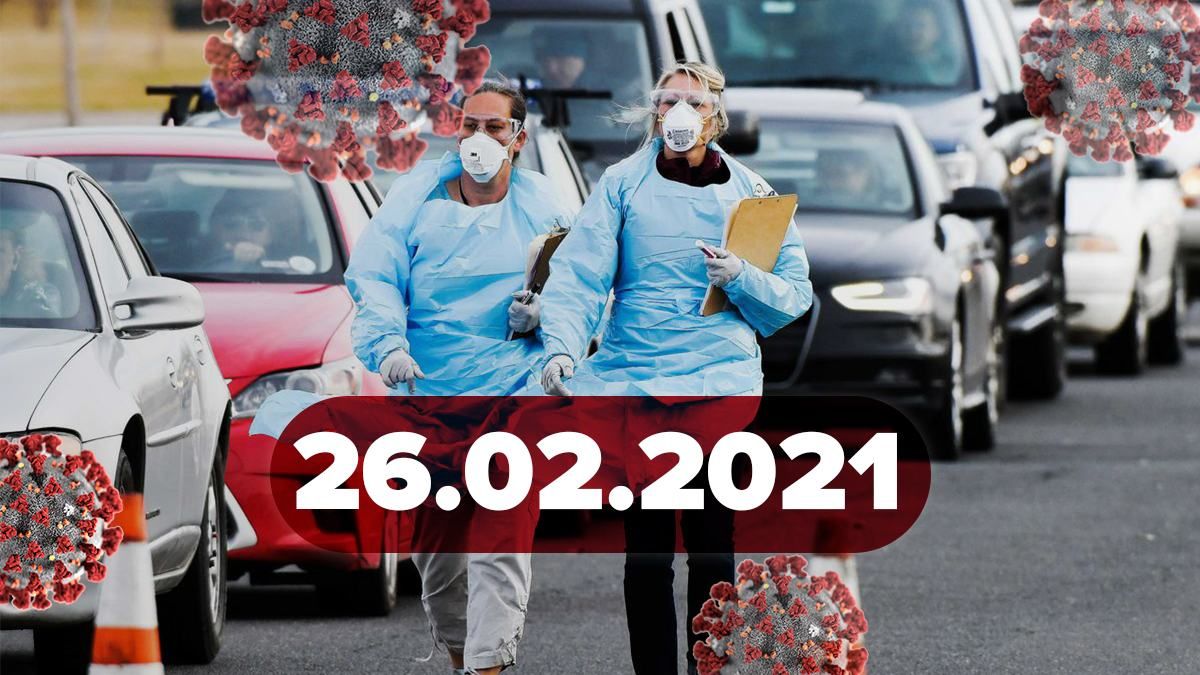 Коронавірус Україна, новини 26 лютого 2021 – статистика
