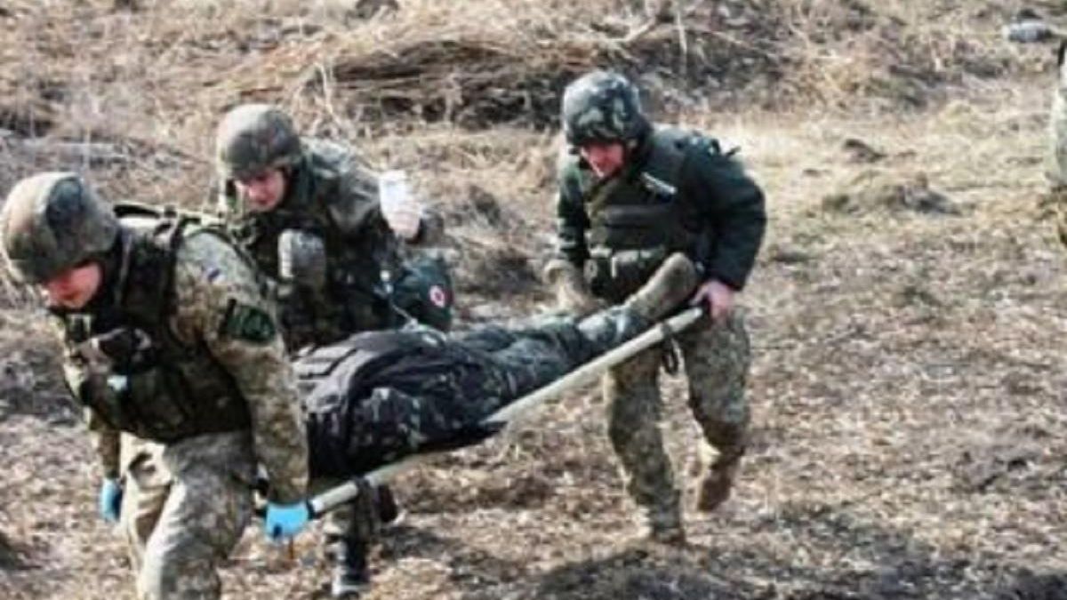 На Донбассе боец ​​подорвался на осколочной мине 27.02.2021