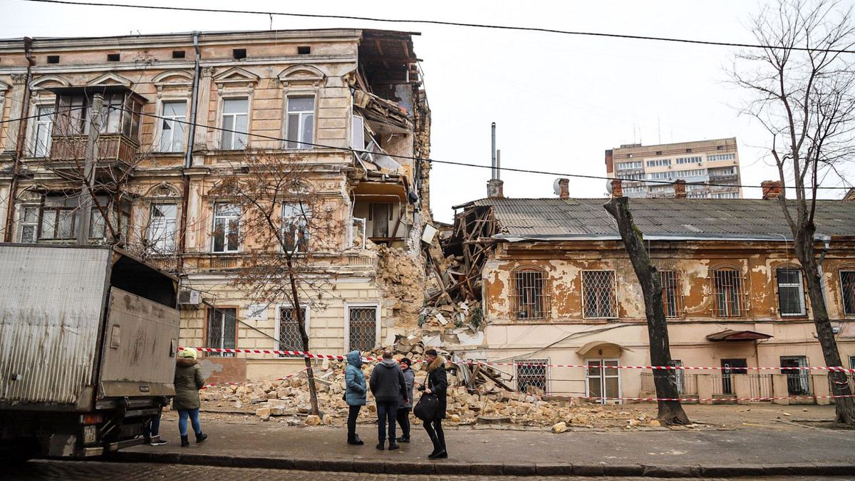 В Одесі обвалився житловий будинок 1 березня 2021