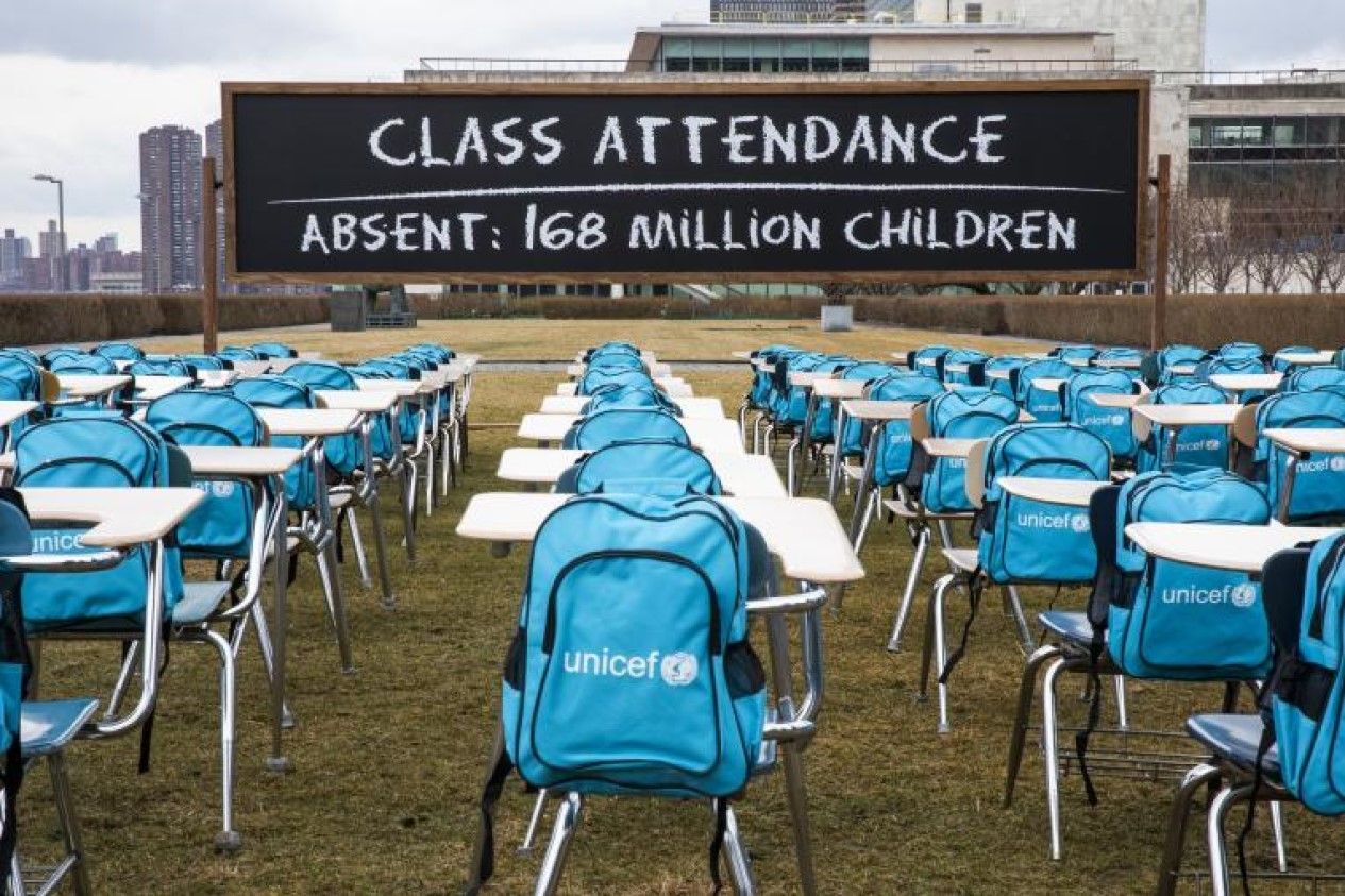 168 мільйонів дітей у світі не ходили до школи майже рік, – ЮНІСЕФ