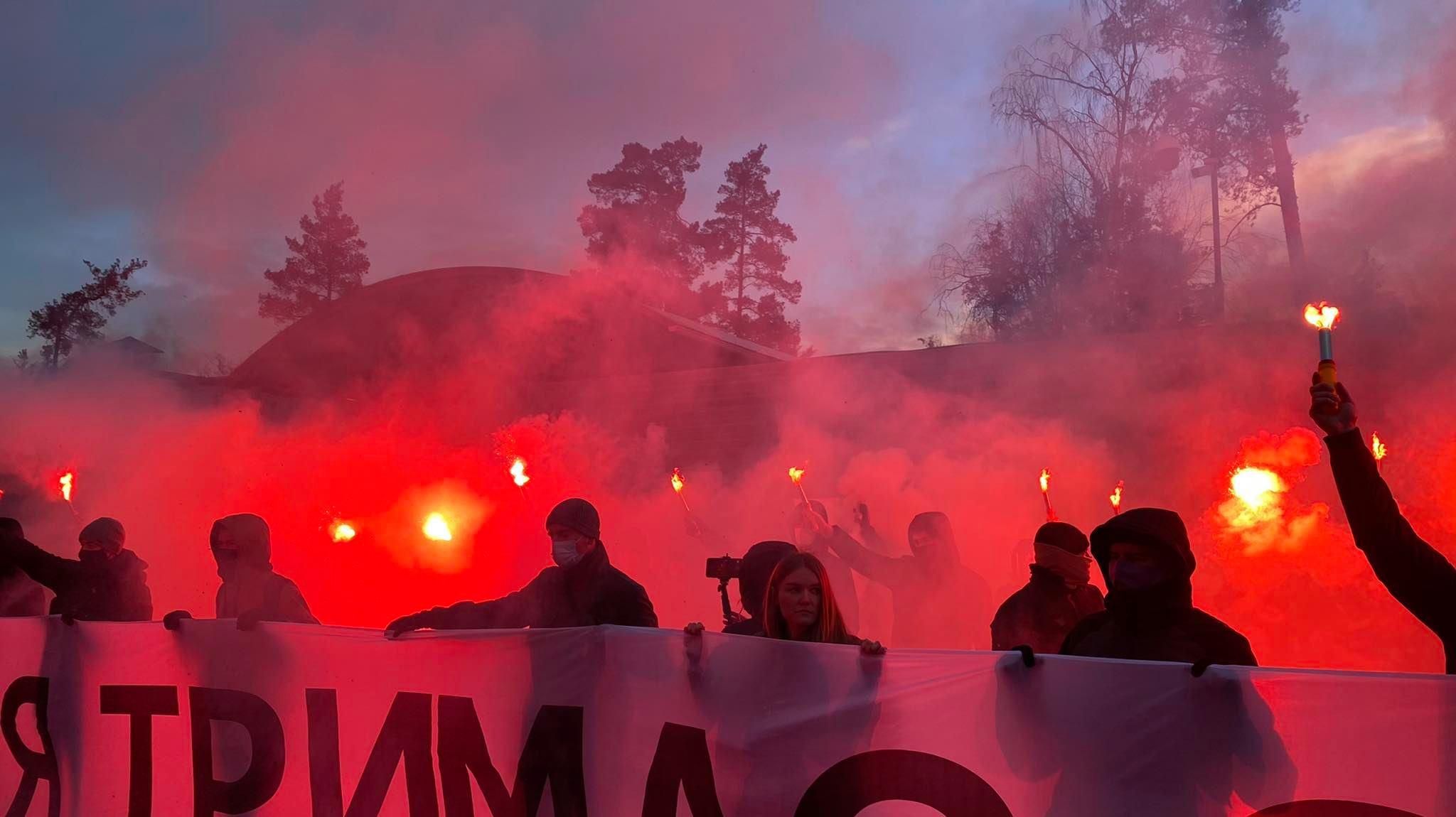 Протести у Києві за Стерненка 8 березня 2021: фото, відео