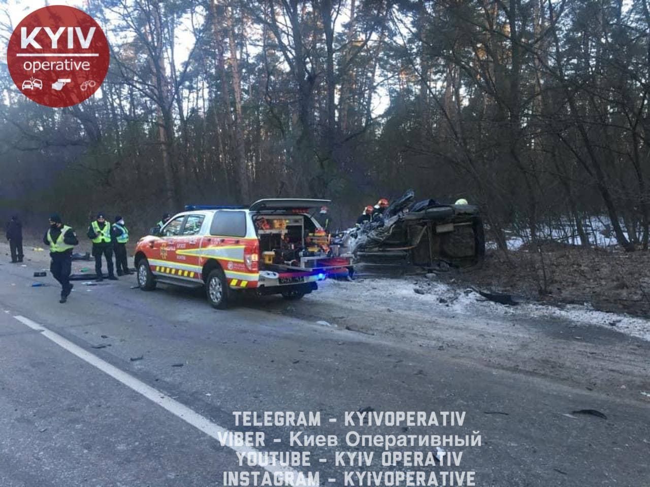 Авто почало горіти: у Києві трапилася смертельна ДТП