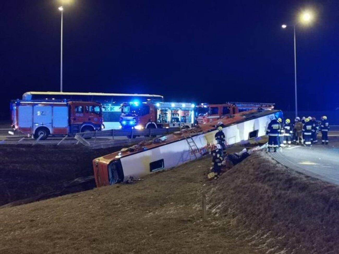 У Польщі розкрили деталі порятунку постраждалих у ДТП українців У Польщі розкрили деталі порятунку постраждалих у ДТП українців