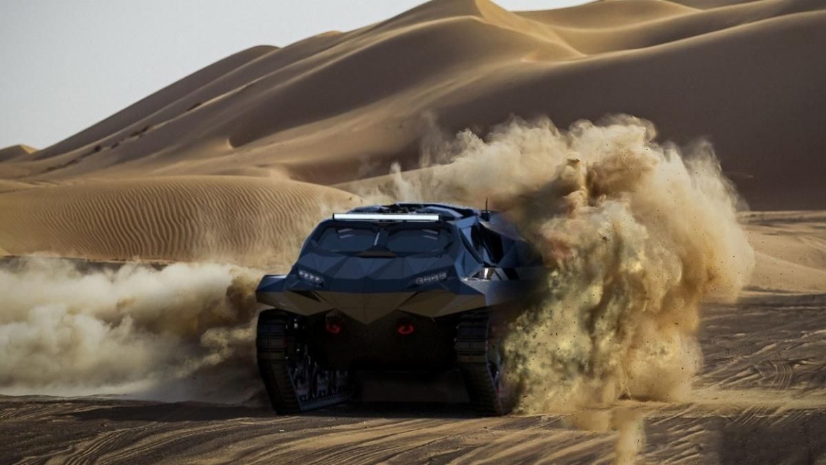 Українські інженери тестують бойову амфібію Storm Українські інженери тестують бойову амфібію Storm