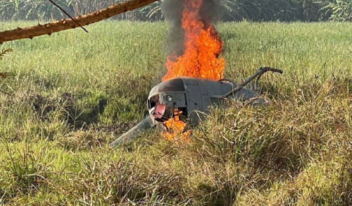 В ЦАР разбился вертолет с раненым российским вагнеривцом В ЦАР разбился вертолет с раненым российским вагнеривцом