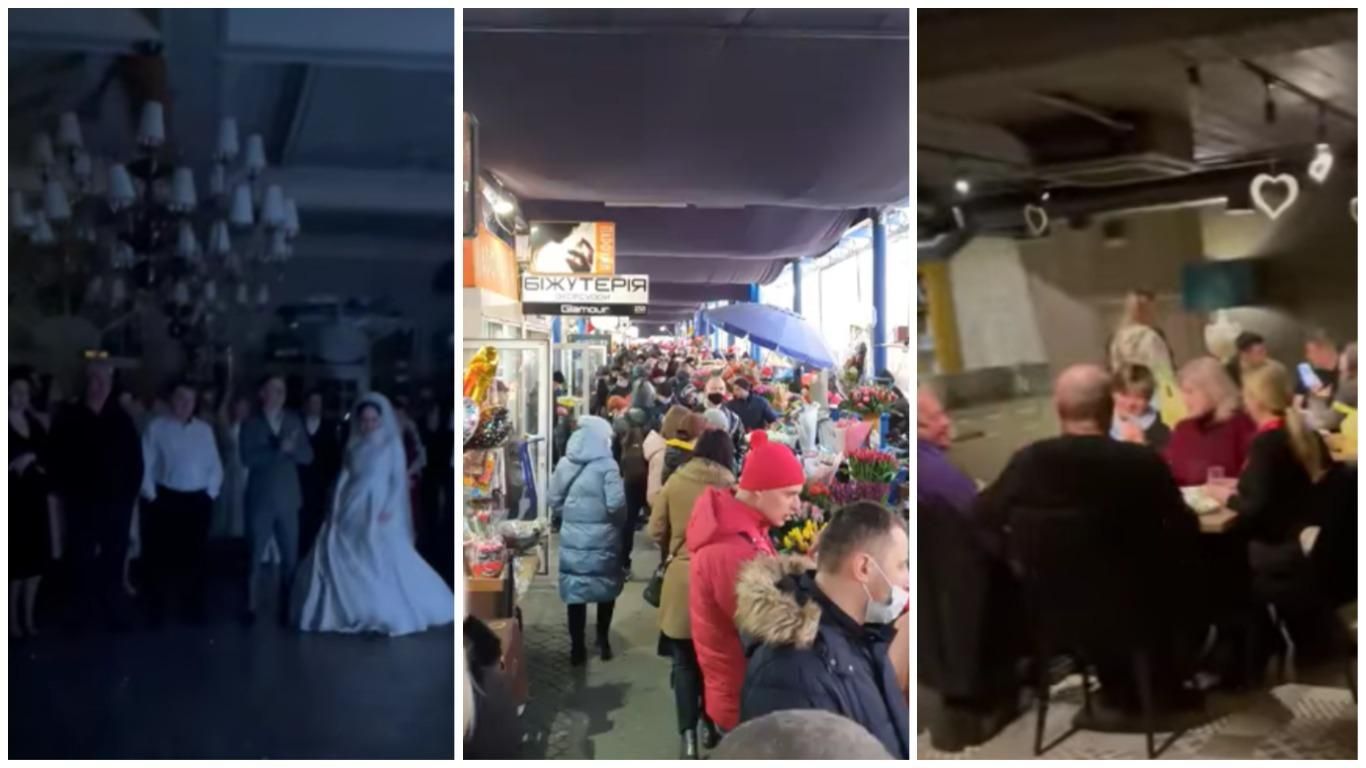 Нарушение карантина в Черновцах: видео Нарушение карантина в Черновцах: видео